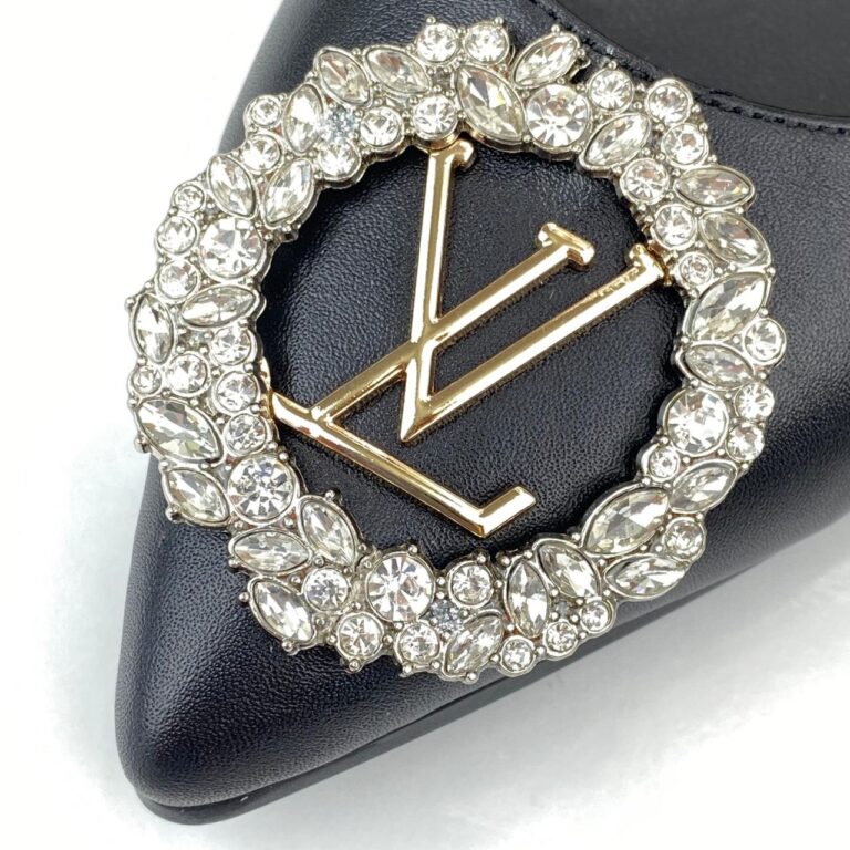 louis vuitton ayakkabi madeleine ballerina siyah babet