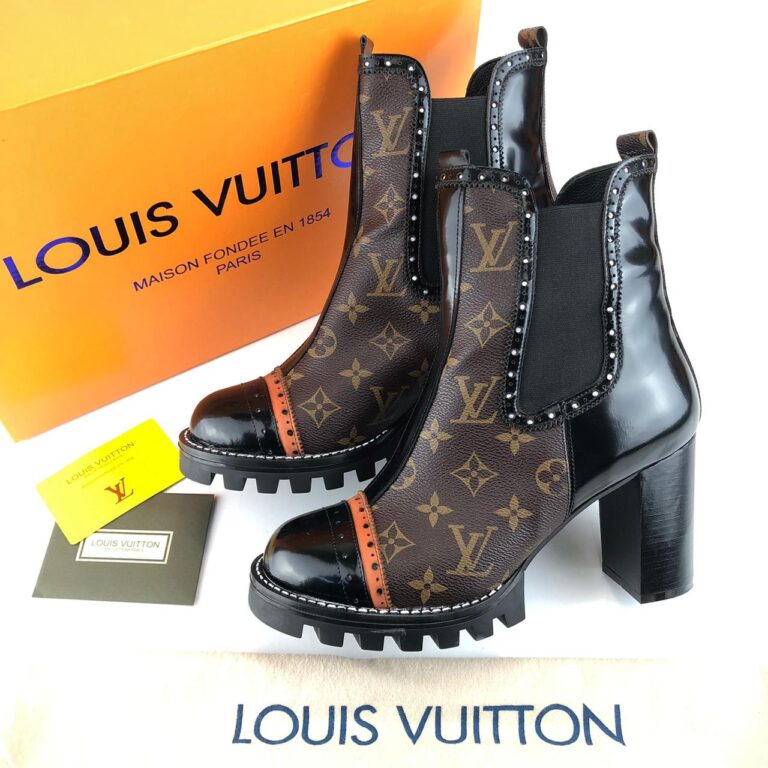louis vuitton ayakkabi star trail bot taban 3cm topuk 10cm