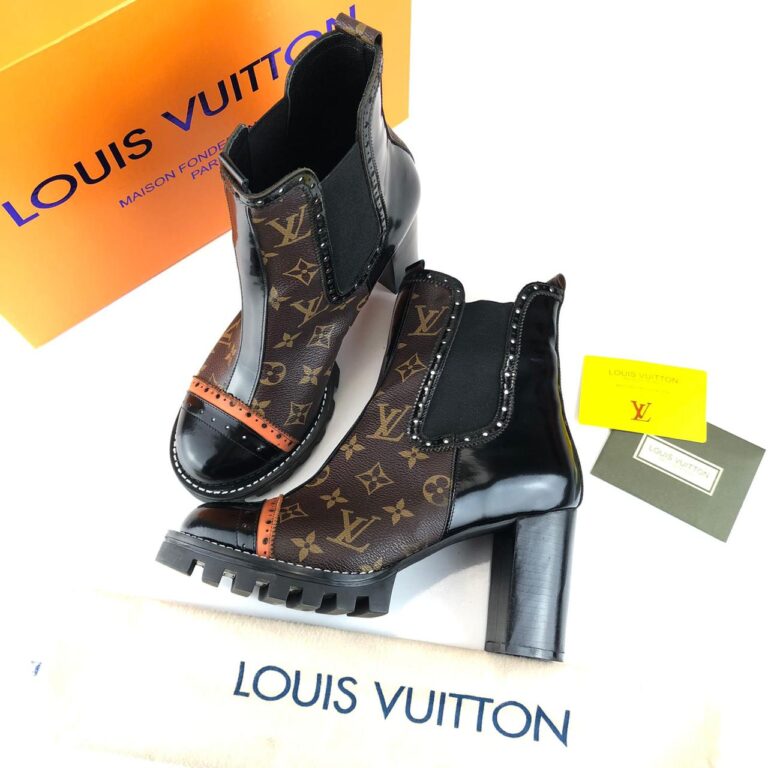 louis vuitton ayakkabi star trail bot taban 3cm topuk 10cm