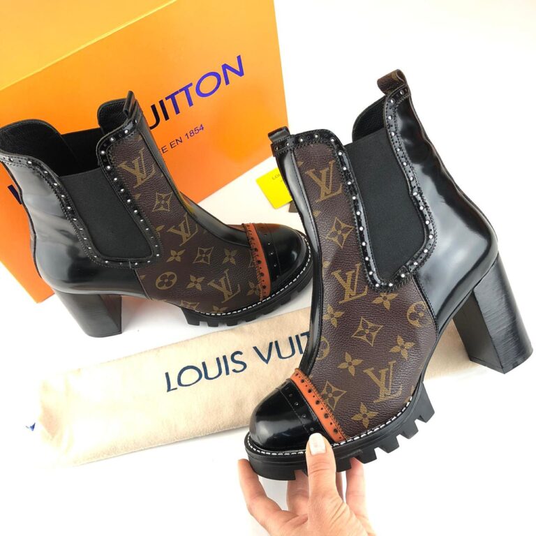 louis vuitton ayakkabi star trail bot taban 3cm topuk 10cm