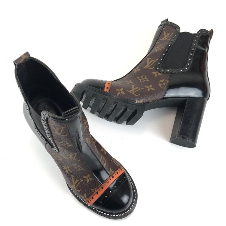 louis vuitton ayakkabi star trail bot taban 3cm topuk 10cm