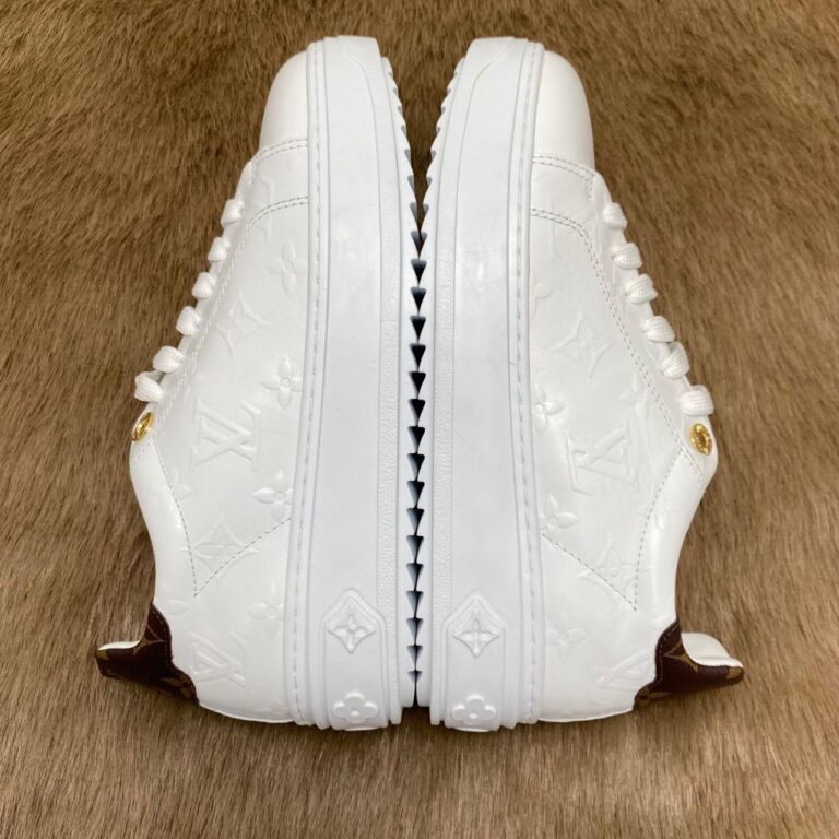 louis vuitton ayakkabi time out sneaker beyaz taban 4cm