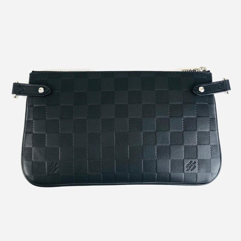 louis vuitton canta siyah trio messenger postaci 25x18cm