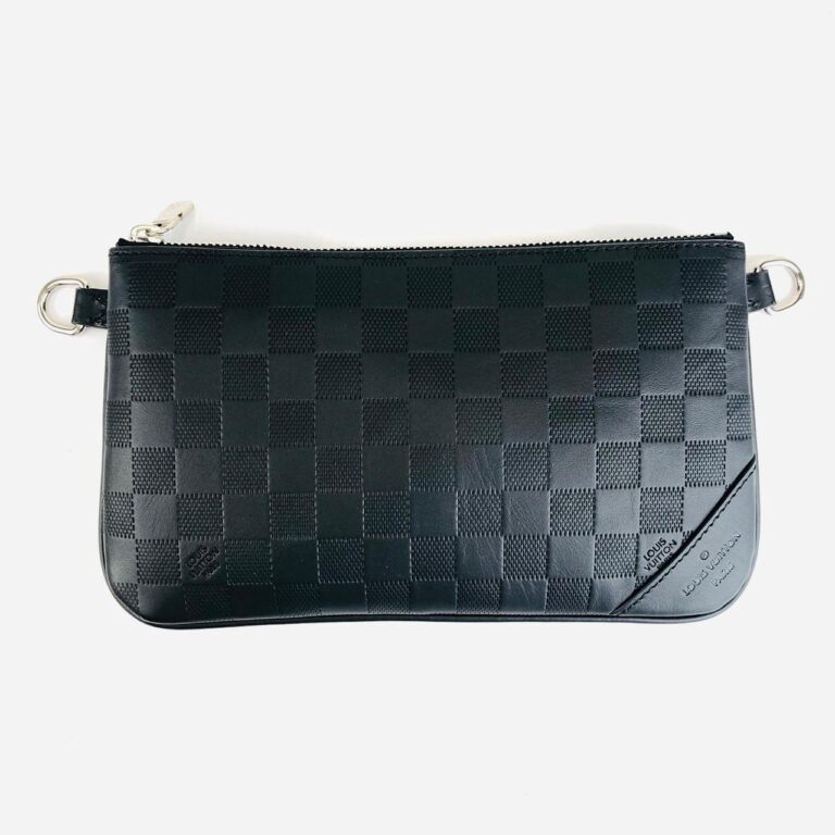 louis vuitton canta siyah trio messenger postaci 25x18cm