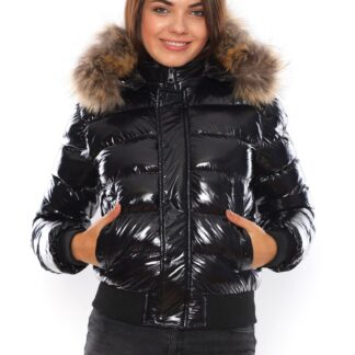 moncler mont beli lastikli siyah parlak yatay desen kapuson QR kod