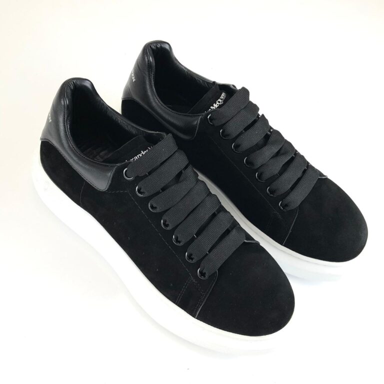 alexander mcqueen ayakkabi erkek sneaker siyah suet
