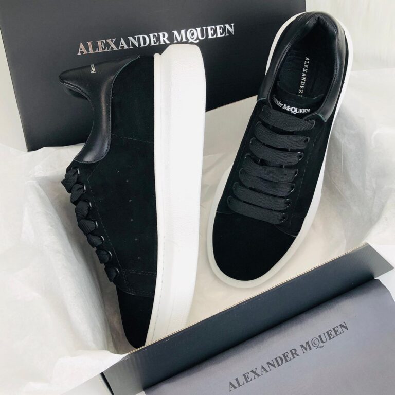 alexander mcqueen ayakkabi erkek sneaker siyah suet