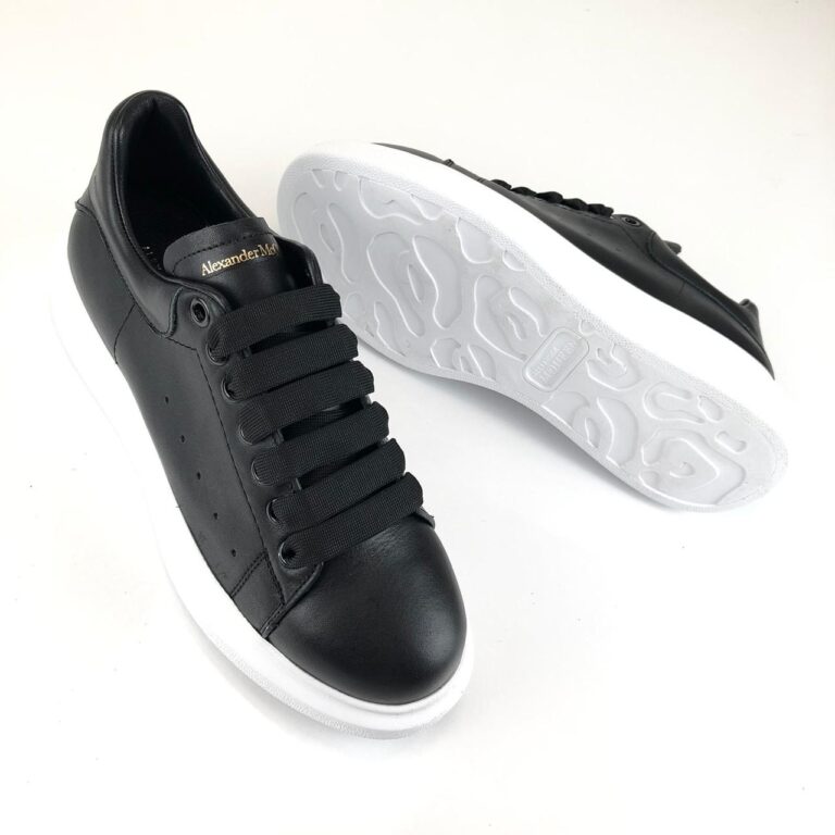 alexander mcqueen ayakkabi erkek sneaker siyah taban beyaz
