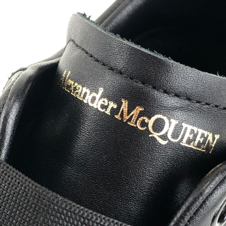 alexander mcqueen ayakkabi erkek sneaker siyah taban beyaz