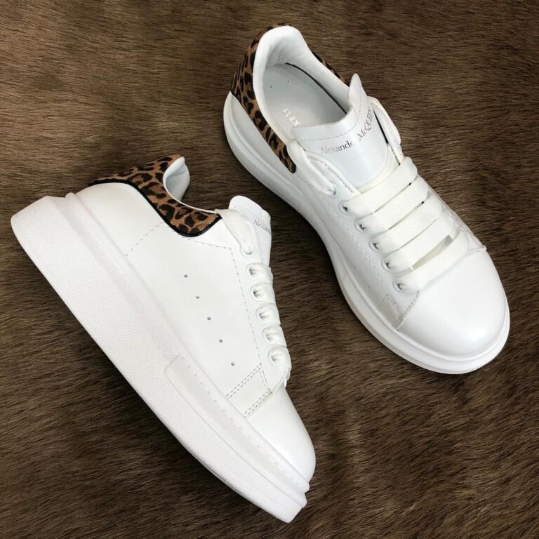 alexander mcqueen ayakkabi sneaker leopar beyaz