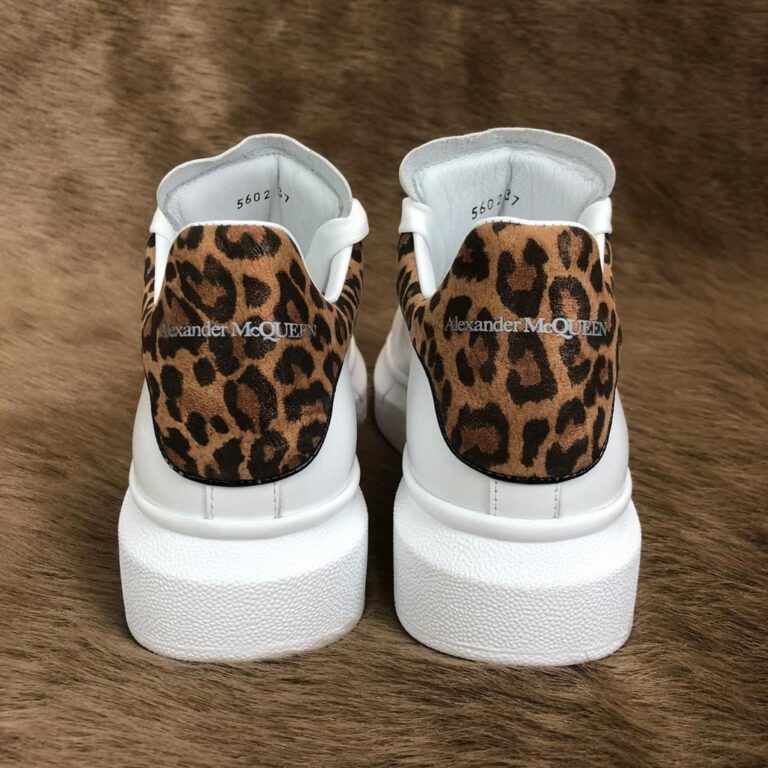 alexander mcqueen ayakkabi sneaker leopar beyaz