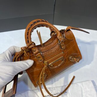 balenciaga canta city miniboy taba crocodil gold19x12