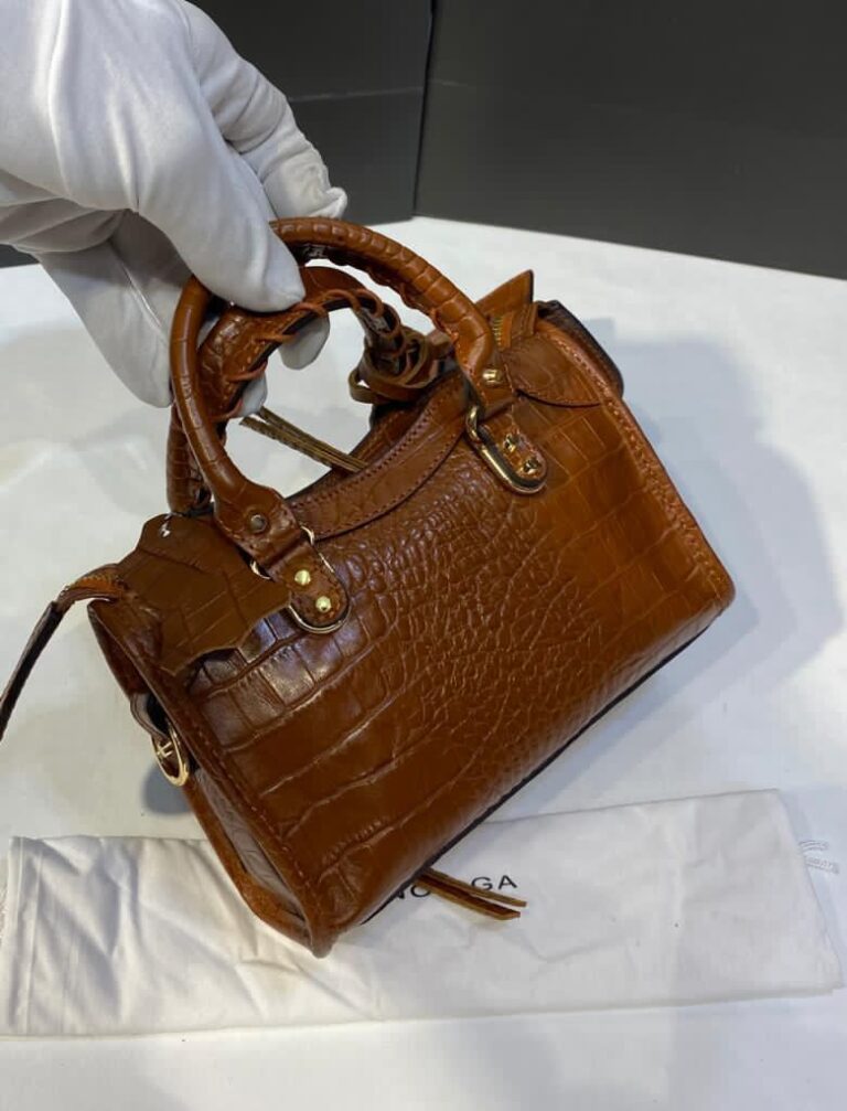 balenciaga canta city miniboy taba crocodil gold19x12