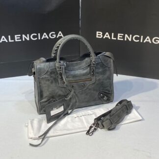 balenciaga canta city orta boy gri 31x23 cm
