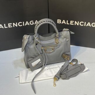 balenciaga canta city orta boy gri gold 31x23 cm