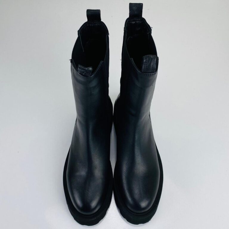 bottega vanetta ayakkabi the lug siyah bot
