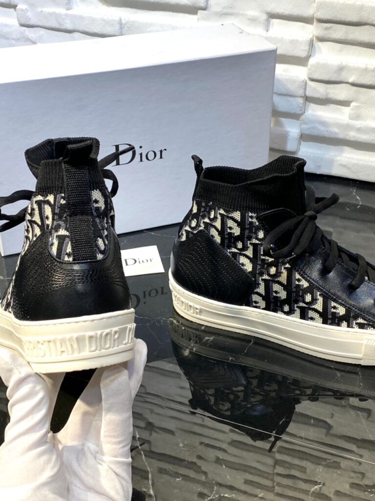 christian dior ayakkabi walk sneaker siyah beyaz ithal