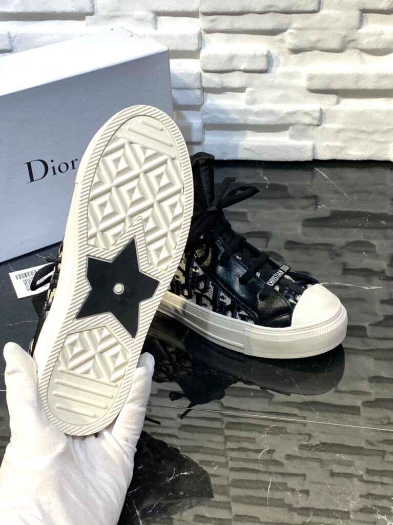 christian dior ayakkabi walk sneaker siyah beyaz ithal