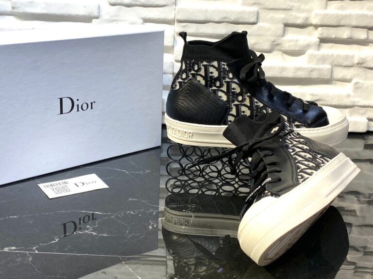 christian dior ayakkabi walk sneaker siyah beyaz ithal