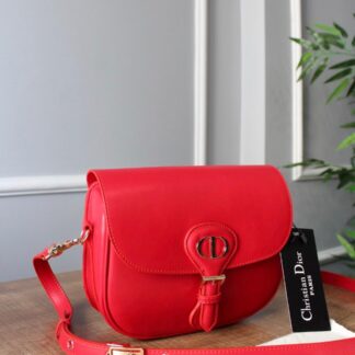 christian dior canta medium bobby bag kirmizi 22x17x6 cm