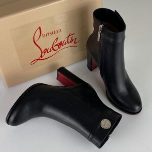 christian louboutin ayakkabi janis bot alta topuk 9 cm bot