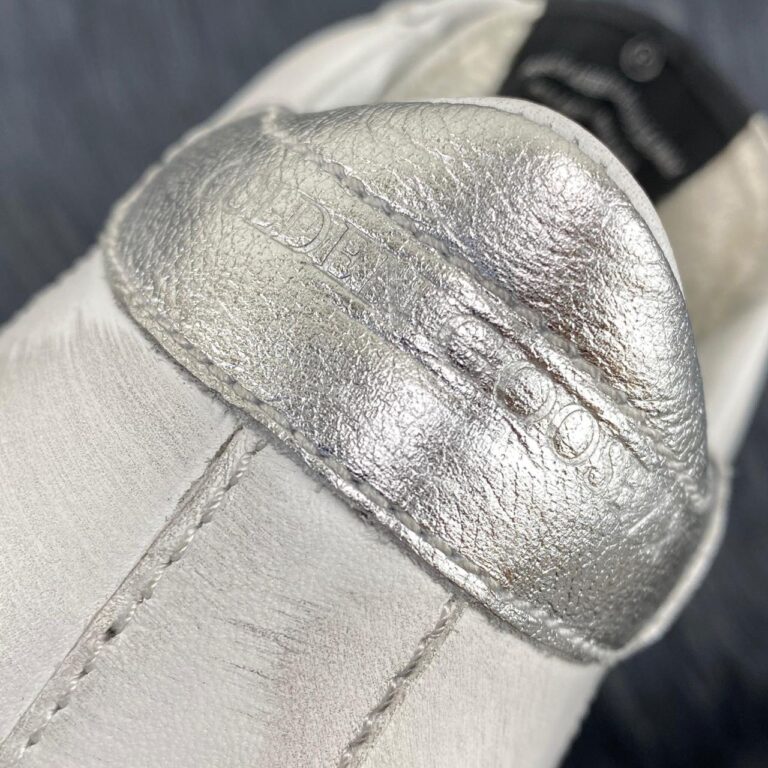 golden goose ayakkabi super star sneaker beyaz silver