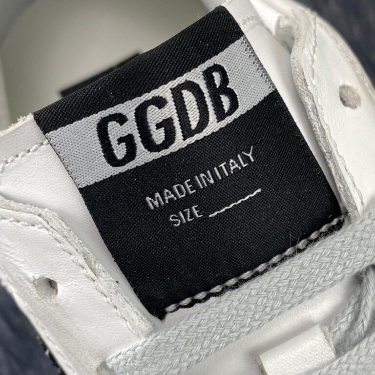 golden goose ayakkabi super star sneaker siyah beyaz simli