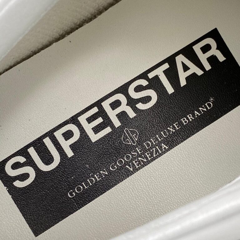 golden goose ayakkabi super star sneaker siyah beyaz simli