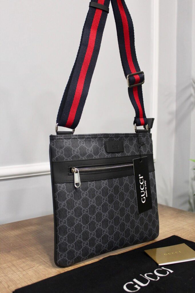 gucci canta messenger siyah classic 25x 27