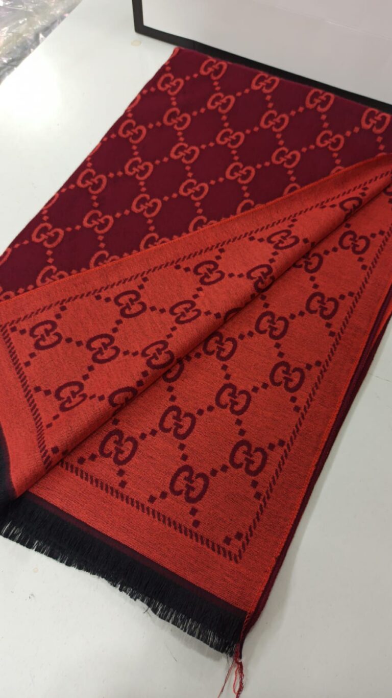 gucci sal cift tarafli kirmizi turuncu yeni model kasmir