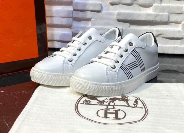 hermes ayakkabi avantage sneaker beyaz siyah