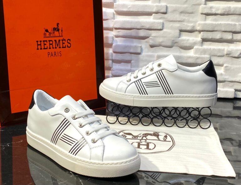 hermes ayakkabi avantage sneaker beyaz siyah