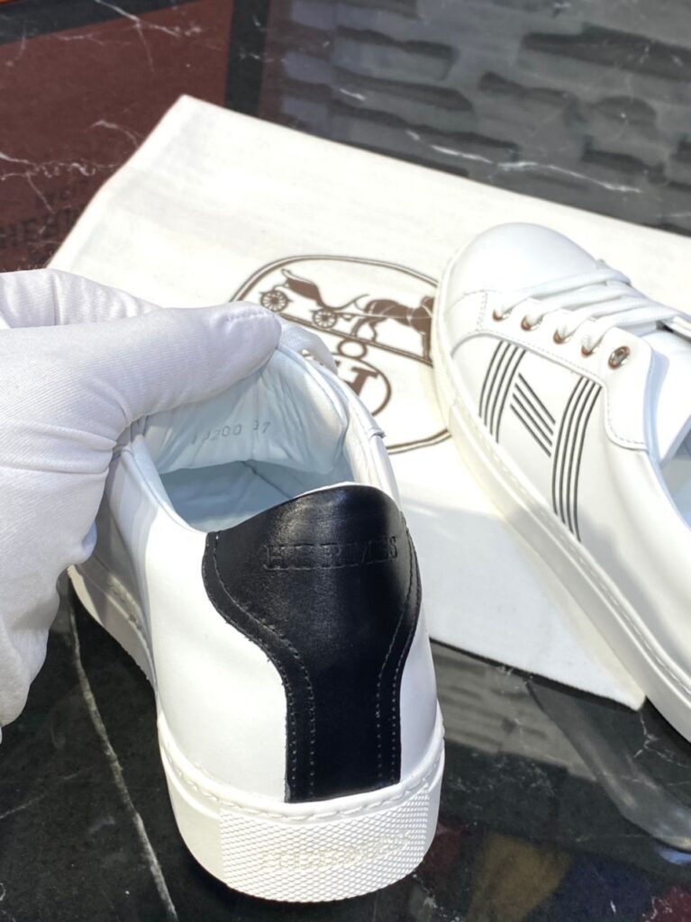 hermes ayakkabi avantage sneaker beyaz siyah
