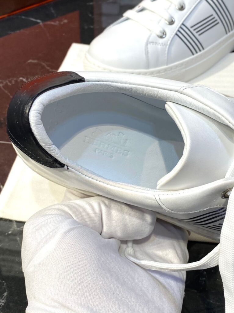 hermes ayakkabi avantage sneaker beyaz siyah