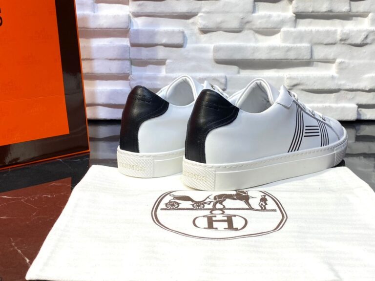hermes ayakkabi avantage sneaker beyaz siyah