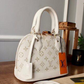 louis vuitton canta alma monogram beyaz BB 23x17x11 cm