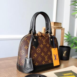 louis vuitton canta alma monogram siyah taban BB 23x17x11 cm