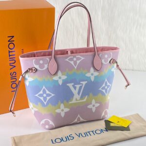 louis vuitton canta escale neverfull mm monogram canvas 31x18x14 cm