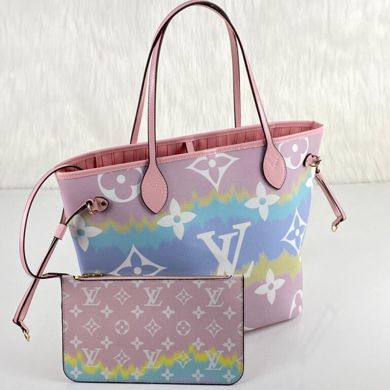 louis vuitton canta escale neverfull mm monogram canvas 31x18x14 cm