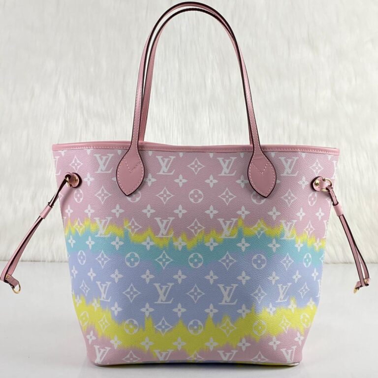 louis vuitton canta escale neverfull mm monogram canvas 31x18x14 cm