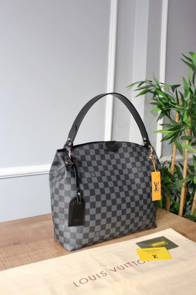 louis vuitton canta graceful mm gri damier41x35x14 cm