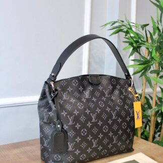 louis vuitton canta graceful mm monogram gri  41x35x14 cm
