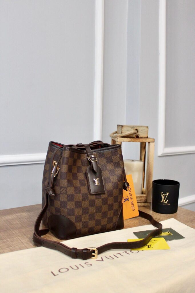 louis vuitton canta neo purse kahve damier 20x20x15 cm