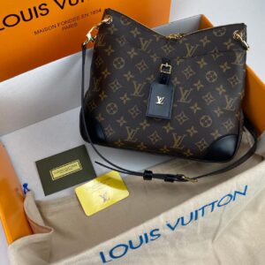 louis vuitton canta odeon monogram canvas siyah PM mini boy postaci 28x25cm