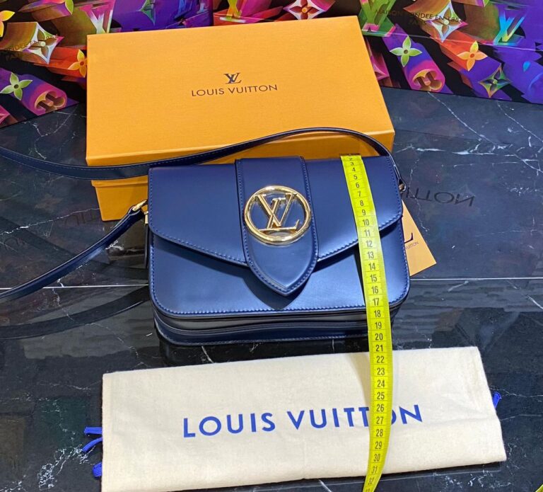 louis vuitton canta pont 9 lacivert 23x17 cm