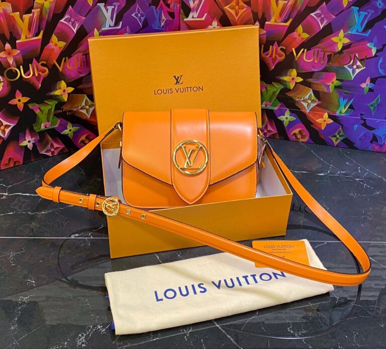 louis vuitton canta pont 9 turuncu 23x17 cm