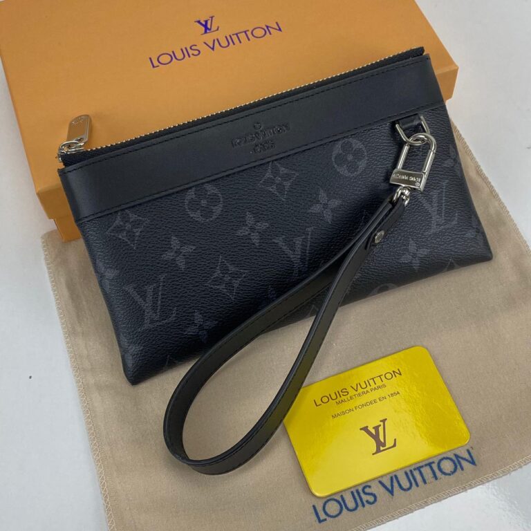 louis vuitton cuzdan wrislet wallet portfoy monogram siyah 21x12 cm