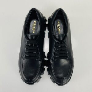 prada ayakkabi monolith derby siyah