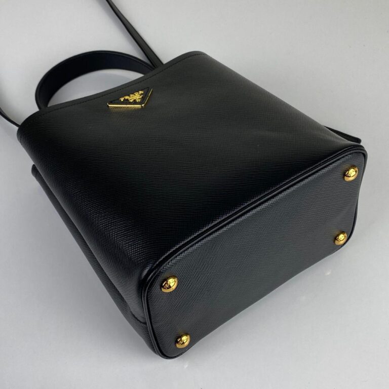 prada canta medium saffiano panier siyah