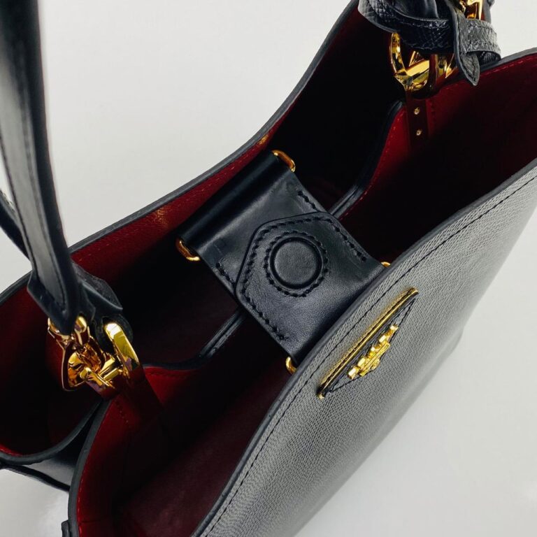 prada canta medium saffiano panier siyah